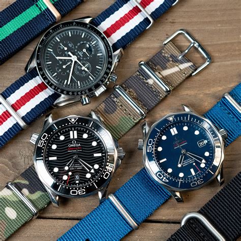 omega seamaster nato band|genuine omega watch bands.